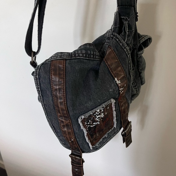 Denim David jones crossbody bag - Picture 3 of 5